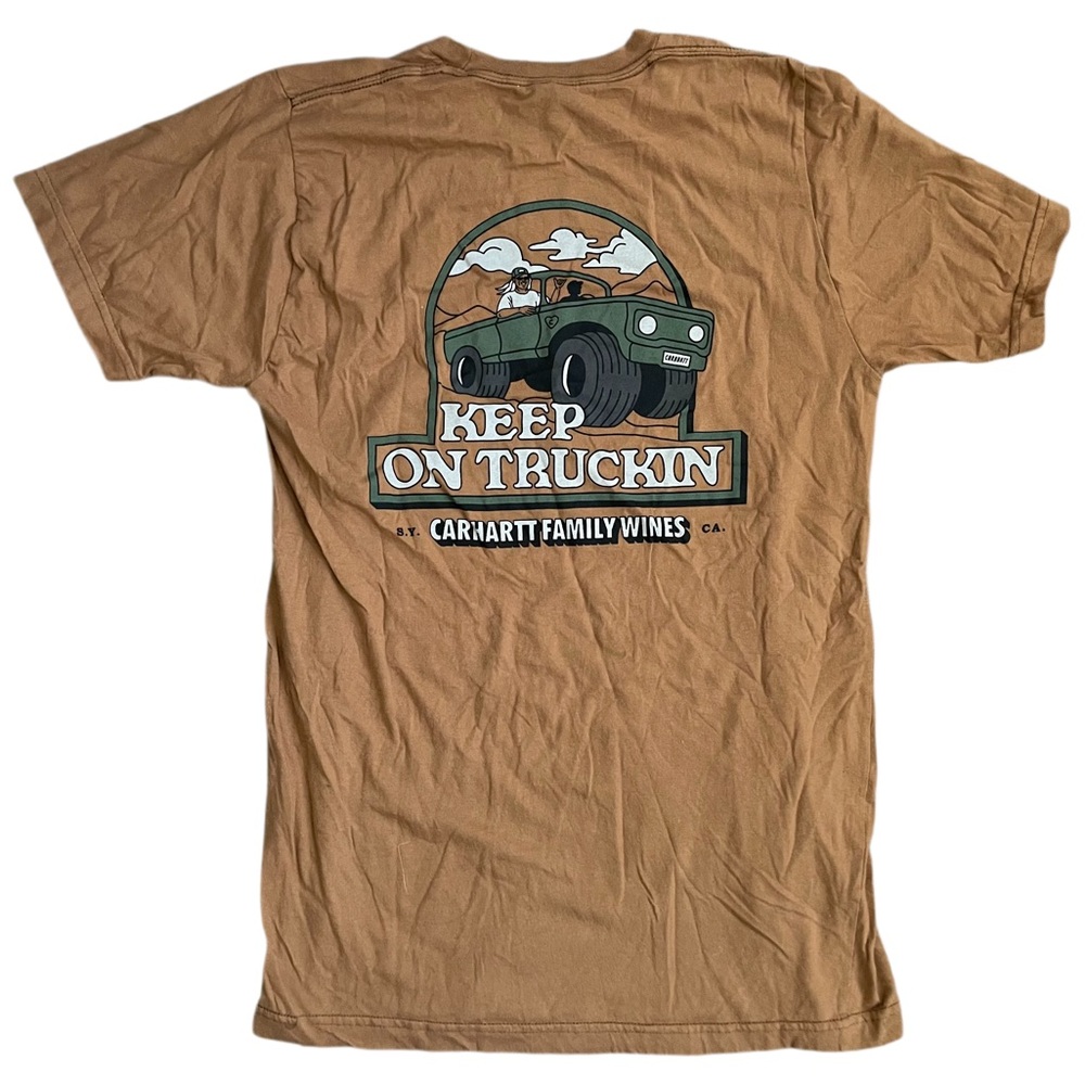 Carhartt Keep On Truckin Graphic Light Copper Short Sleeved Tee